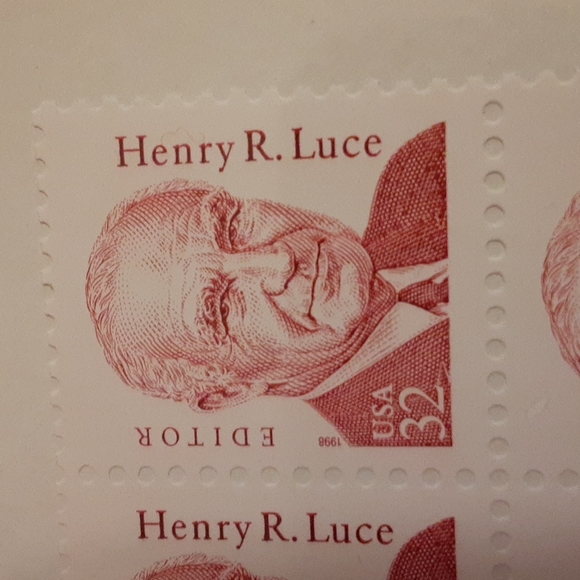 AF 729 Henry R Luce, 32cent block of four - Picture 3 of 3